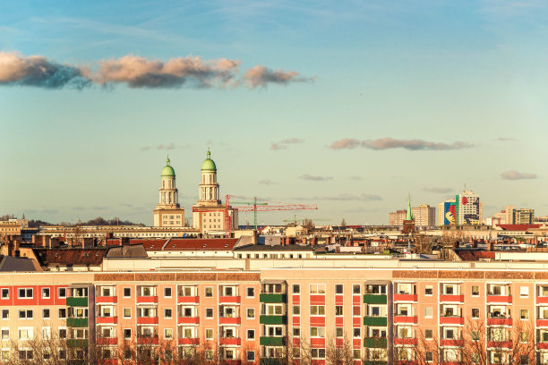 柏林-弗里德里希港和法兰克福图片下载