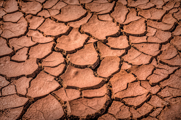 干燥土壤自然裂纹纹理抽象背景图片下载