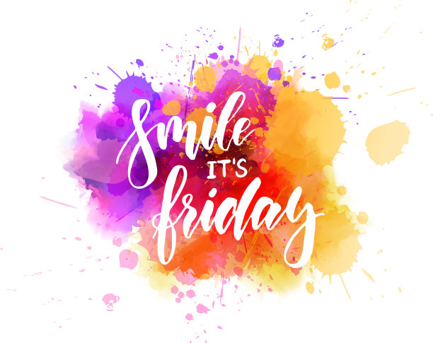 笑一笑，这是星期五，手写的留言图片下载