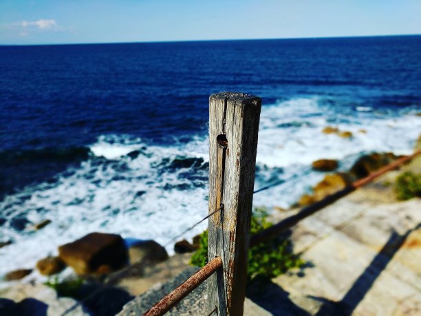 古老的海洋围栏图片下载