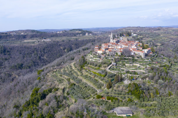 Groznjan老城图片下载