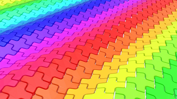 三维几何抽象背景图片下载