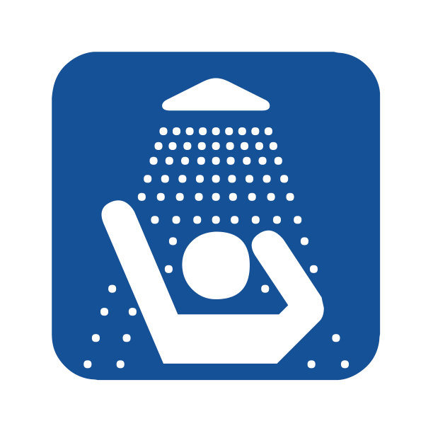 淋浴符号象形图图片下载