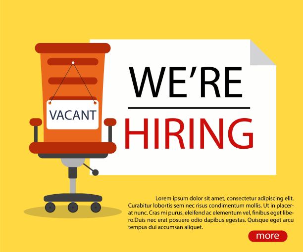 选择招聘人员。空置的概念。人力和招聘，选择人员，资源和招聘。矢量插图在平面设计。图片下载