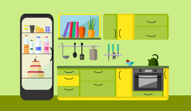 厨房设置图片下载