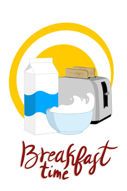 早餐时间图片下载