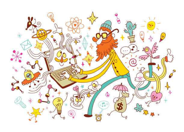 启动创意程序员工作图片下载