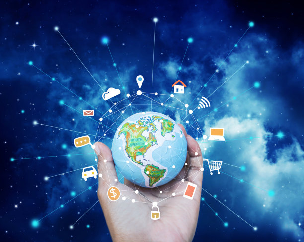 互联网网络全球与社交媒体图片下载