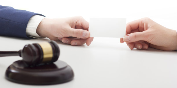 商务主管交换名片空白图片下载