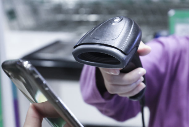 微信支付和超市扫码枪。图片下载