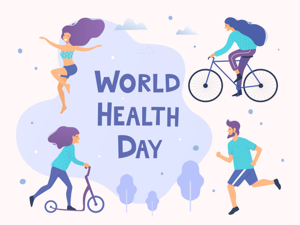 世界卫生日。健康的生活方式理念。素材图片