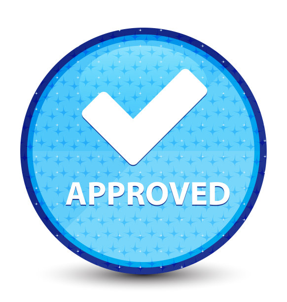 批准(验证图标)星系青色蓝色圆形按钮图片下载