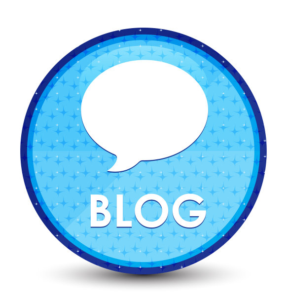博客(对话图标)星系青色蓝色圆形按钮图片下载