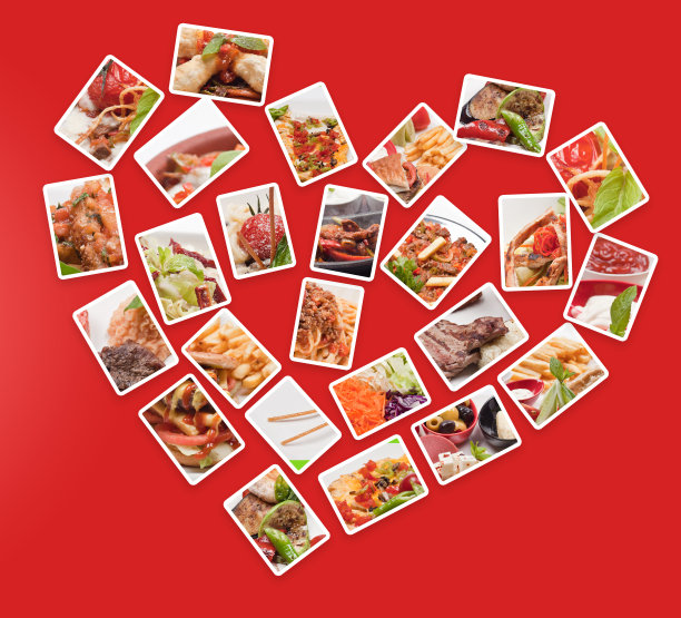 食品的拼贴图片下载