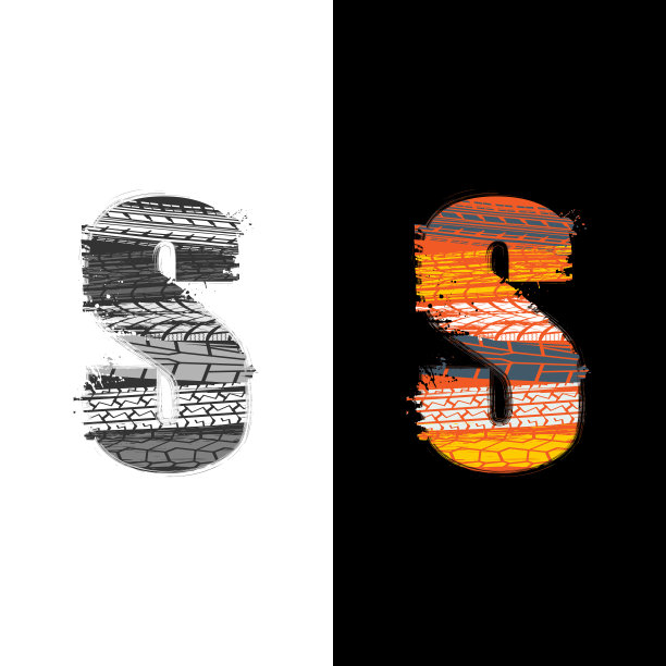 胎迹字母S图片下载