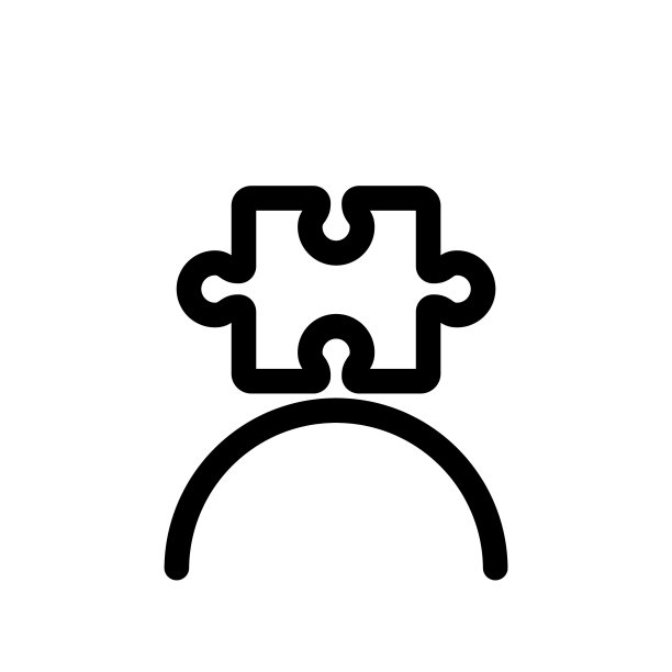 自闭症图标矢量素材图片下载