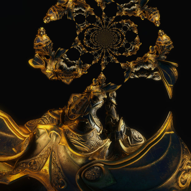 3D插图的一个幻想的女人图片下载