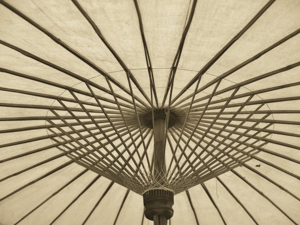 中国纸和竹阳伞图片下载