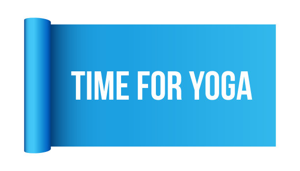 创意矢量插图的半卷瑜伽垫孤立在透明的背景。艺术设计健身和健康模板。抽象概念图形普拉提运动器材要素图片下载