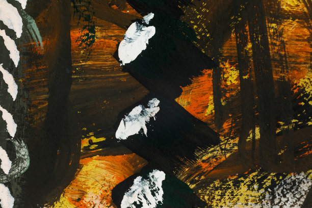 抽象艺术背景手绘丙烯画。图片下载