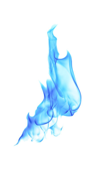 蓝色的火焰图片下载