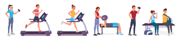 运动人群图片下载