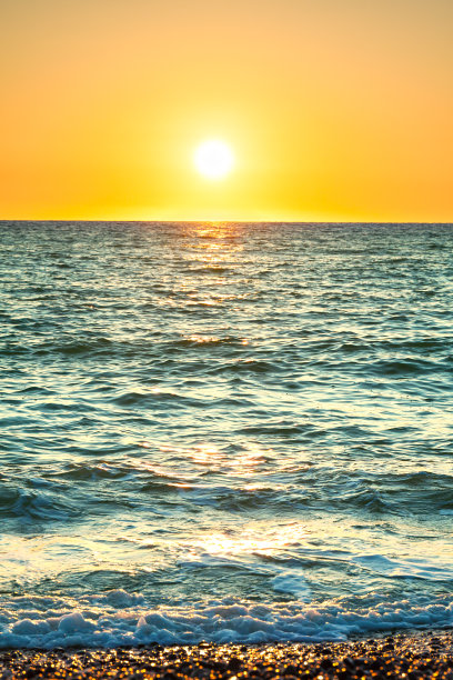 日落的海景图片下载