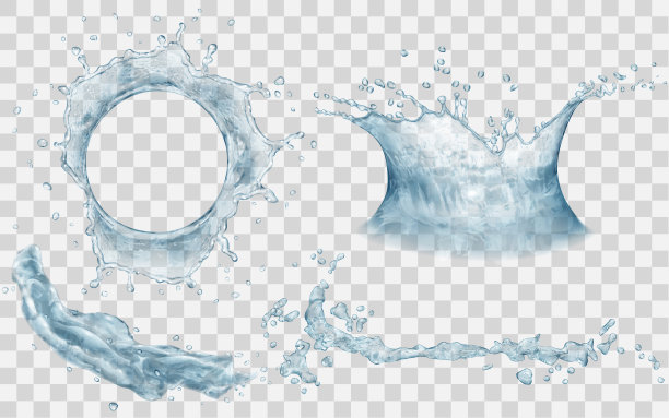 水冠和飞溅图片下载