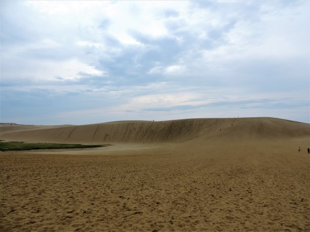 日本海边的小沙漠中的沙丘。各级县。4图片下载