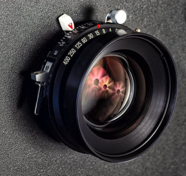 特写的专业视角相机镜头图片下载
