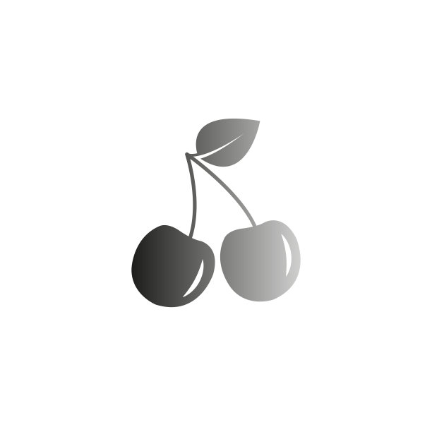 樱桃绿色矢量图标图片下载