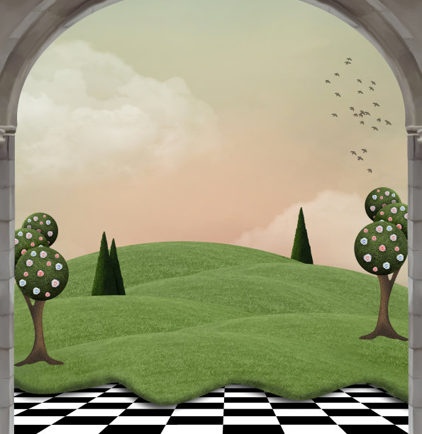 和平的乡村背景图片下载