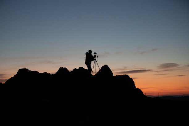 摄影师轮廓图片下载