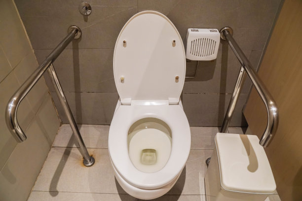 关闭公共厕所，为残疾人提供扶手图片下载