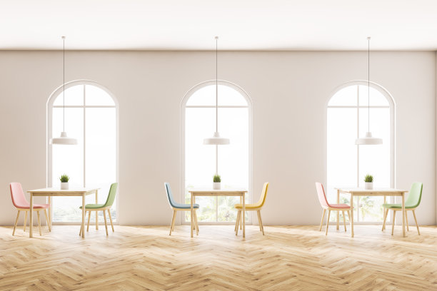 拱形咖啡馆的内部图片下载