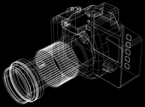 相机的蓝图图片下载