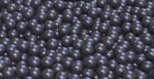 3D渲染黑色牡蛎珍珠图片下载