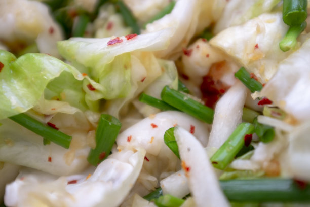 特写新鲜准备的泡菜图片下载