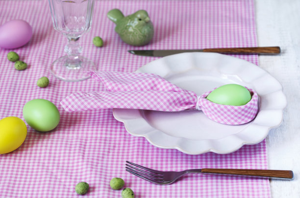 复活节表设置图片下载