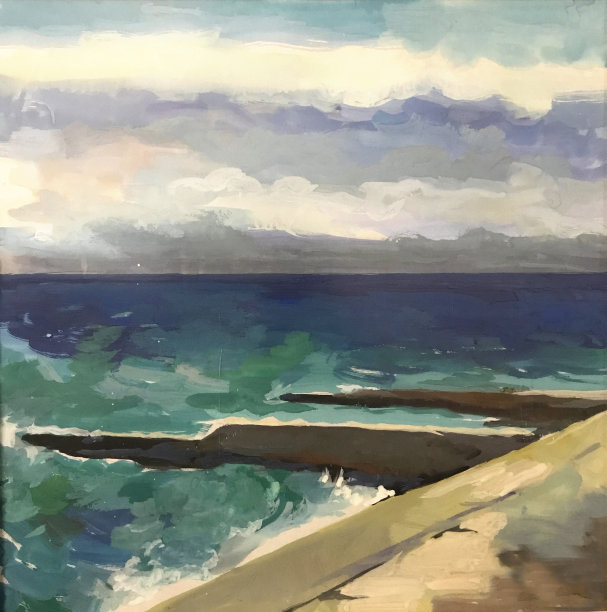 画着碧波碧波的度假方式图片下载