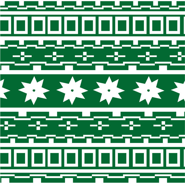 装饰图案从数字在绿色背景图片下载