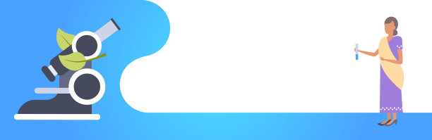 身穿传统服装纱丽的印度女科学家手持试管，化学老师学校职工卡通人物全身扁平水平图片下载