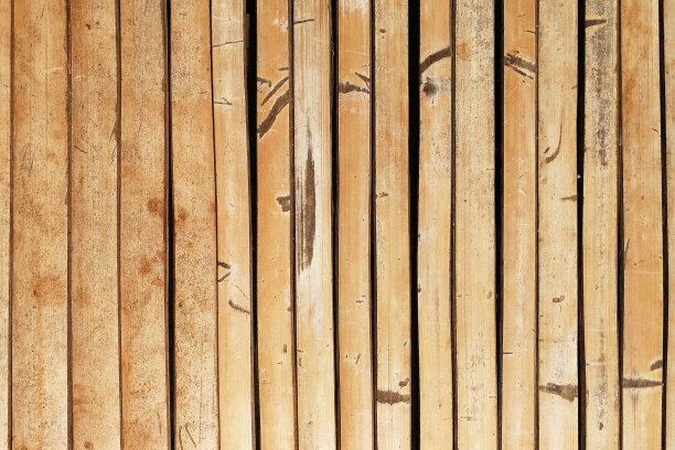 表面旧的竹木桌子为背景图片下载