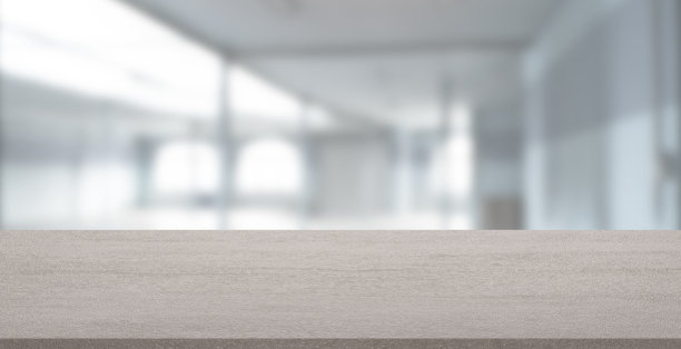 空石桌用模糊的柔光厂经营背景。产品显示模板。业务演示。模拟模板显示。图片下载