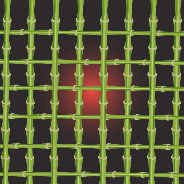 竹背景-矢量素材图片