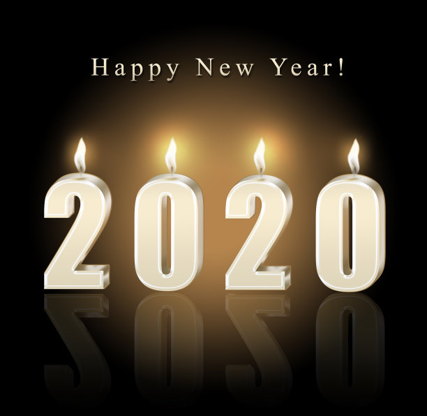 2020年圣诞蜡烛图片下载