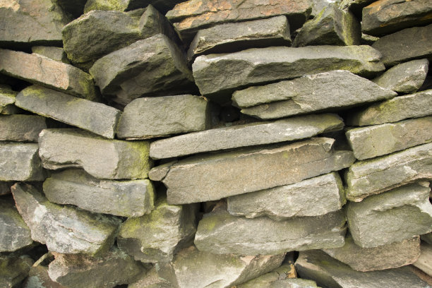 德比郡的干石墙图片下载