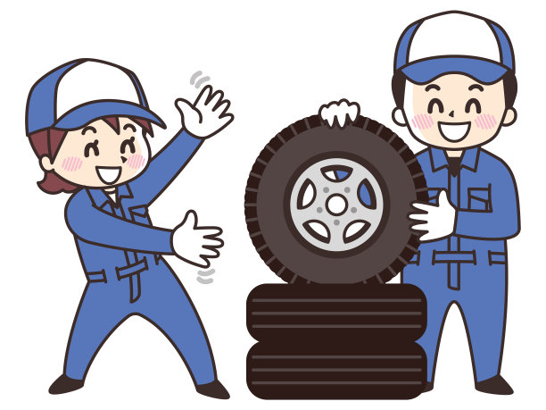 汽车修理工男和女图片下载