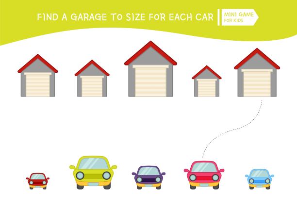 匹配儿童教育游戏。图片下载