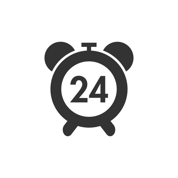 闹钟图标设计模板矢量素材图片下载